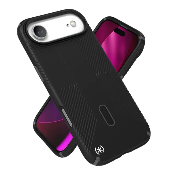 Speck Presidio2 Grip ClickLock & MagSafe - iPhone Air Case (Black / Slate Gray / White)
