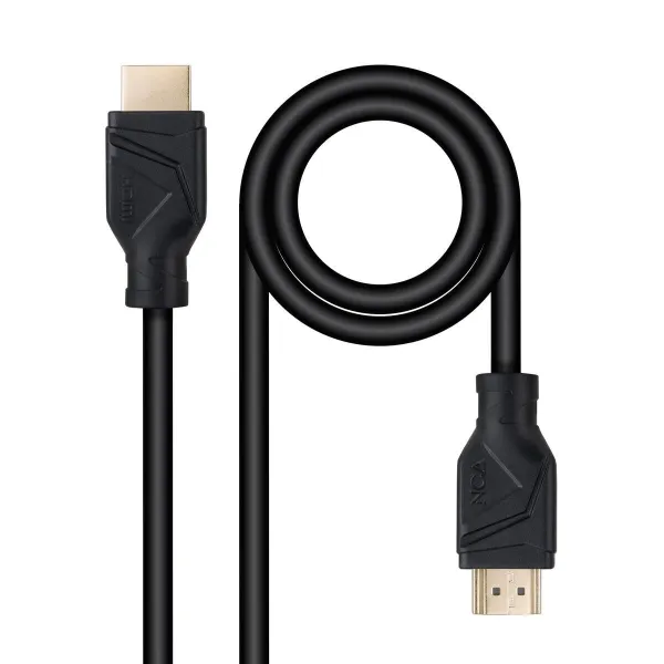 HDMI Cable NANOCABLE 10.15.8300 Black 50 cm