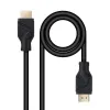 HDMI Cable NANOCABLE 10.15.8300 Black 50 cm