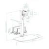 Monitorius TooQ DB1128TN-B 17" 6 Kg