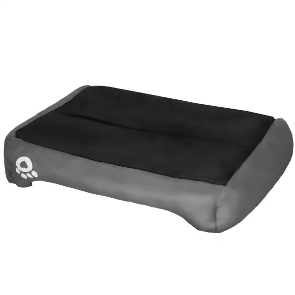 Suņu, kaķu gulta XL Springos PA0329XL, atpūtas vieta 70x57x13 cm brūnpelēka