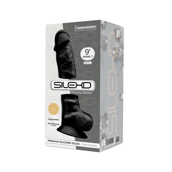 Realistinis vibratorius Silexd Juoda