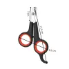 Dog and cat nail clipper Springos PA0308, stainless steel clippers, scissors