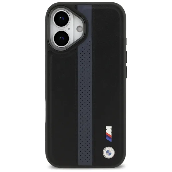 BMW M Perforated Stripe Logo MagSafe - iPhone 17 Case (Blue)