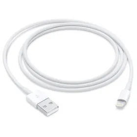 Lightning Kabelis Apple MFI Balts