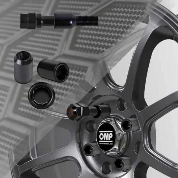 Mutter OMP OMPS09731201 M12 x 1,25 4 uds Must