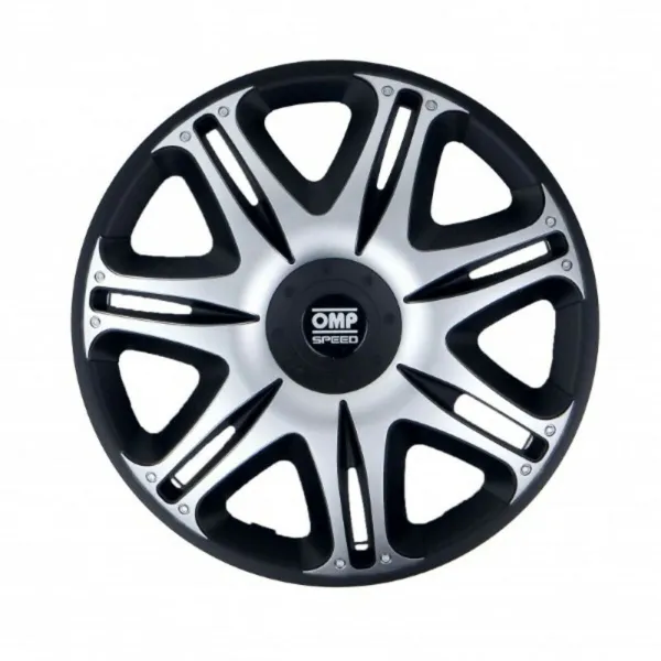 Pölykapseli OMP Ghost Speed Musta Hopeinen 13" (4 uds)