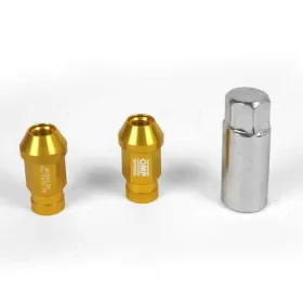 Set Mutterit OMP 7075 Kulta 40 mm 20 uds M12 x 1,25