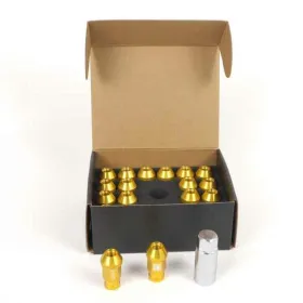 Set Mutterit OMP 7075 Kulta 40 mm 20 uds M12 x 1,25
