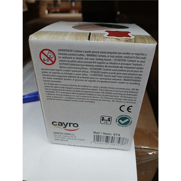 Shaker with Poker Dice Cayro