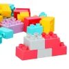 Konstrukciniai ir surinkimo kaladėlės vaikams Springos KG0041, 126 vnt., edukaciniai, spalvingi