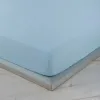 Fitted bottom sheet Naturals Blue