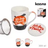 Puodelis su sieteliu Kozina 300 ml