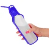 Koiran ja kissan vesipullo Springos PA0295, juoma-astialla, 250 ml, tummansininen