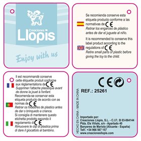 Rattle Elephant Lion 25cm