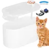 Cat and dog water dispenser Springos PA0315, pet fountain 3 L, illuminated, waterproof IPX8, white
