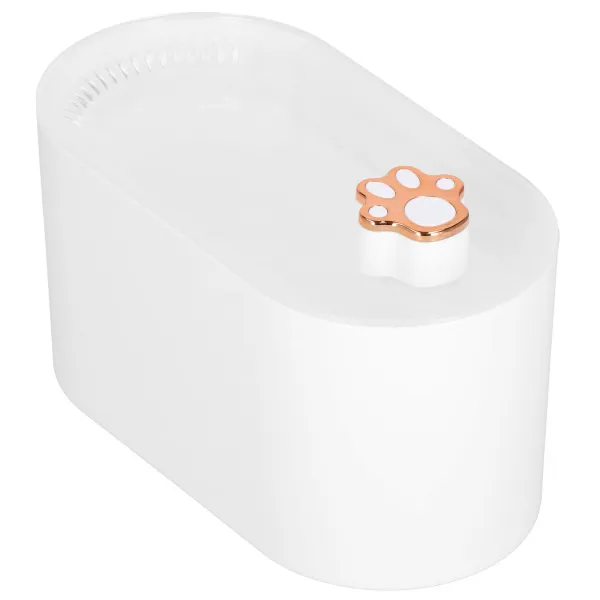 Cat and dog water dispenser Springos PA0315, pet fountain 3 L, illuminated, waterproof IPX8, white