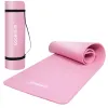 Universāls vingrošanas paklājiņš fitnesam, jogai, pilatesam Springos YG0030, 183 cm, rozā