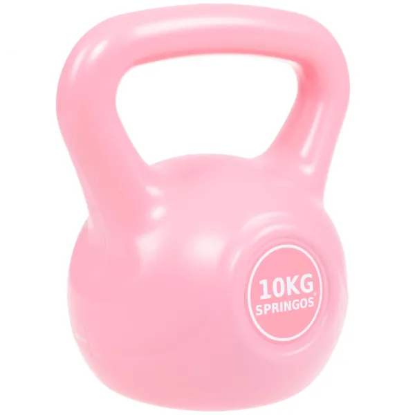 Hantelis ABS Springos FA1061, rožinis, 10 kg