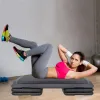 Aerobic stepperi 3 korkeutta, Springos FA0107, musta-harmaa