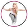 Hula stīpa ar masāžu Springos FA0067 100 cm rozā-pelēka