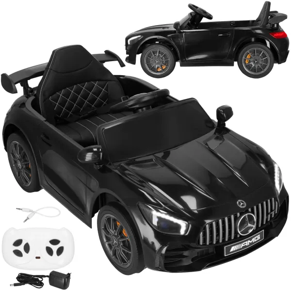 Auto with battery Mercedes GTR-S electric children's car toy with remote control Springos KC0012