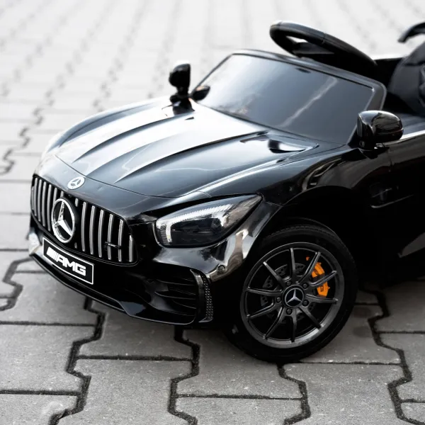 Mašīnīte ar akumulatoru Mercedes GTR-S elektriskais bērnu auto rotaļlieta ar pulti Springos KC0012