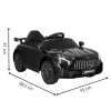 Auto with battery Mercedes GTR-S electric children's car toy with remote control Springos KC0012