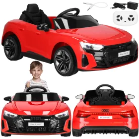 Mašinėlė su akumuliatoriumi Audi elektrinis vaikų automobilis su pultu Springos KC0013