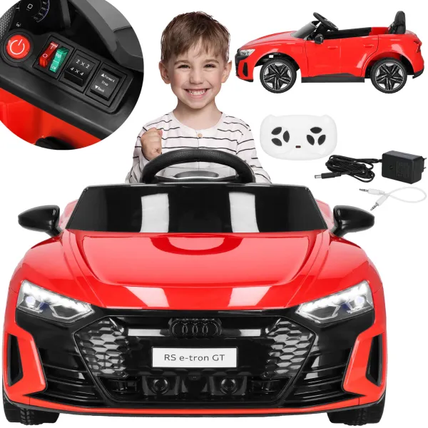 Машинка на аккумуляторе Audi электрический детский автомобиль с пультом Springos KC0013