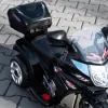 Bērnu motocikls, elektriskais trīsriteņu braucamais, akumulatora skrejritenis Springos KC0014, melns