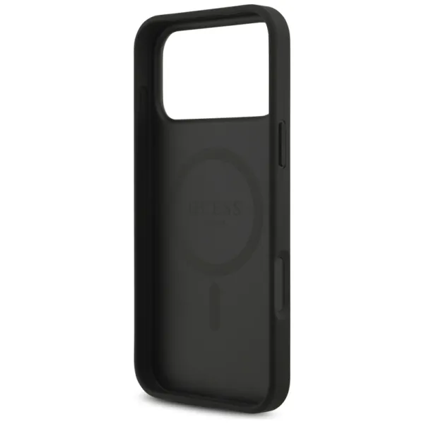 Guess 4G Circle Classic Logo MagSafe – Case iPhone 17 Pro Max (Black)