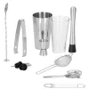 Baarimestarin setti Boston shaker Springos KI0009 11 kpl hopea