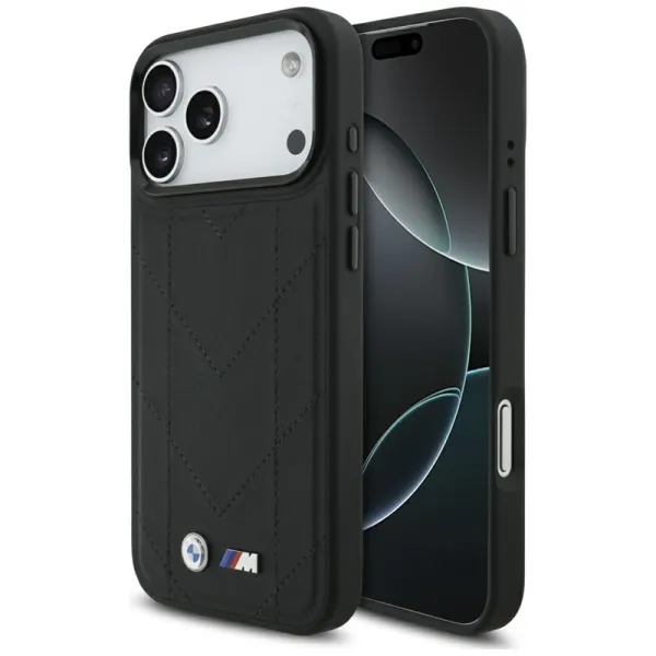 BMW M Quilted Logo MagSafe - iPhone 17 Pro Max Case (Black)
