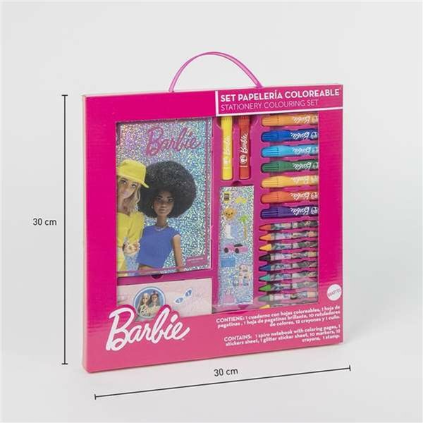 Stationery Set Barbie Pink