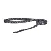 Dog set Dogness harness and leash (Black and white)