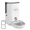 Automatic pet feeder Dogness F16 4L with stainless steel bowl (white)