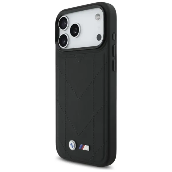 BMW M Quilted Logo MagSafe - iPhone 17 Pro Max Case (Black)