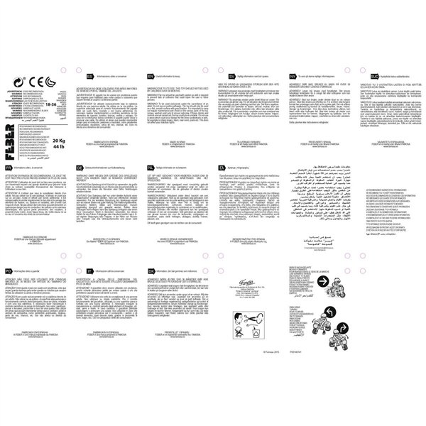 Tricycle Feber Sprint 62 cm