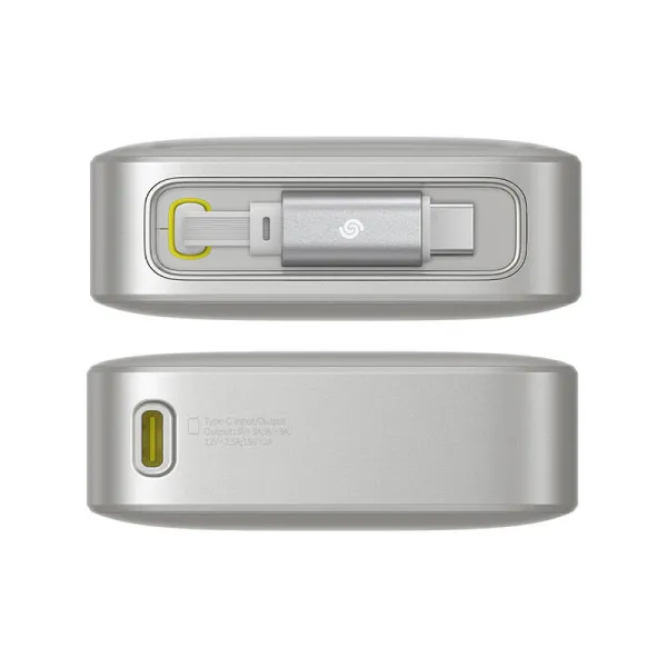 Powerbank Baseus OS Free2Pull 10000mAh 30W +cable (grey)