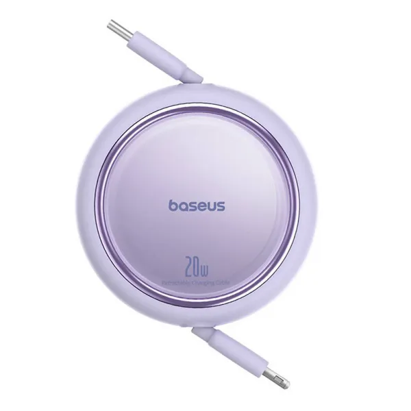 USB Cable Baseus Free2Pull USB-C to iP 20W 1m (purple)