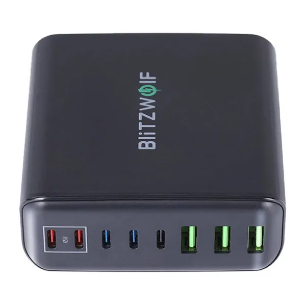 Wall charger Blitzwolf BW-S26 250W (black)