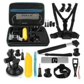 Puluz set of 20 accessories for sports cameras (including Osmo Action 5 Pro) PKT11