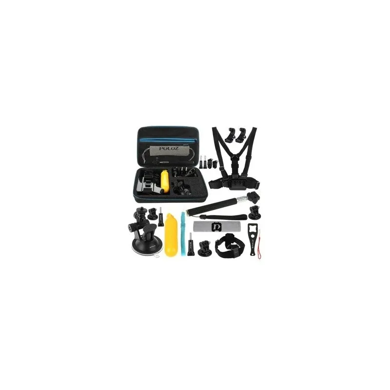 Puluz set of 20 accessories for sports cameras (including Osmo Action 5 Pro) PKT11