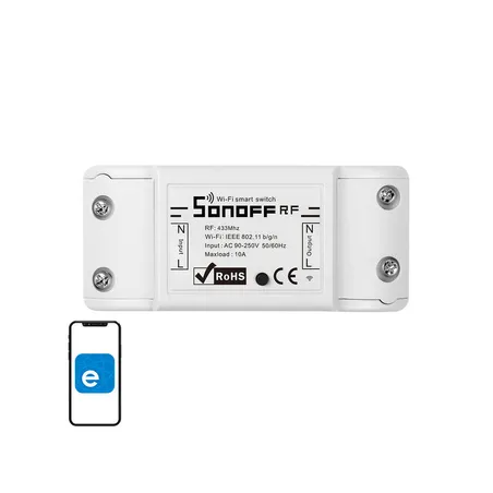 Smart switch WiFi + RF 433 Sonoff RF R2 (NEW)