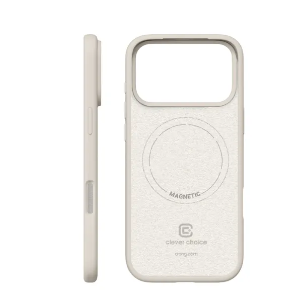 Crong Color Cover Magnetic - Case MagSafe iPhone 17 Pro (stone beige)