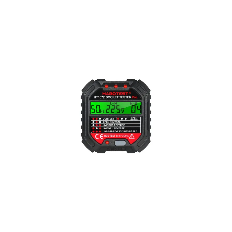 Socket tester with digital display Habotest HT107D