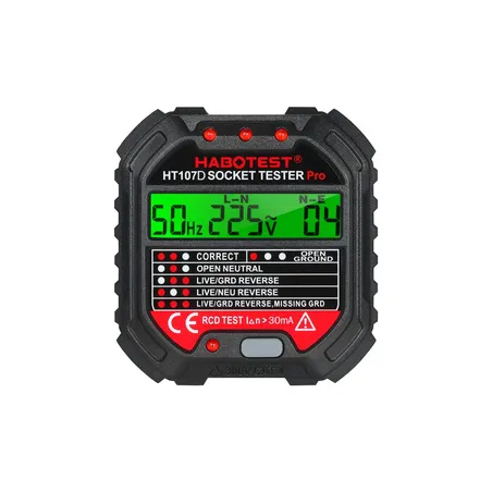 Socket tester with digital display Habotest HT107D