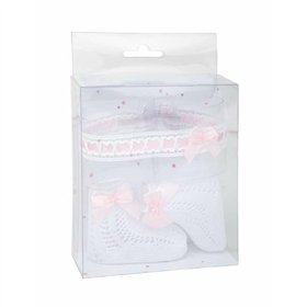 Gift Set for Babies Arias White Pink 2 Pieces
