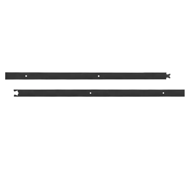 Sliding door system Springos HA5002, 183 cm, rail up to 100 kg, barn door, steel, black